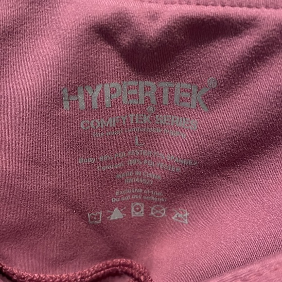 HYPERTEK Mauve Comfytek Leggings Size L - Picture 4 of 4